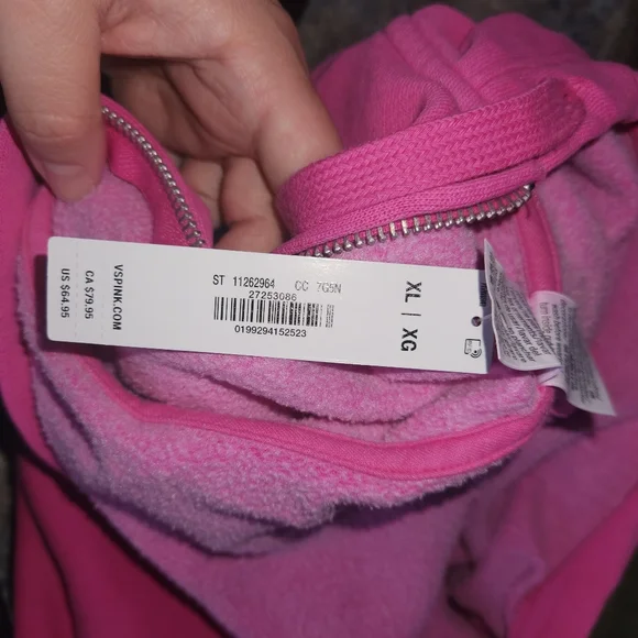 Victoria's Secret Full Zip Campus Hoodie - Picture 6 of 8